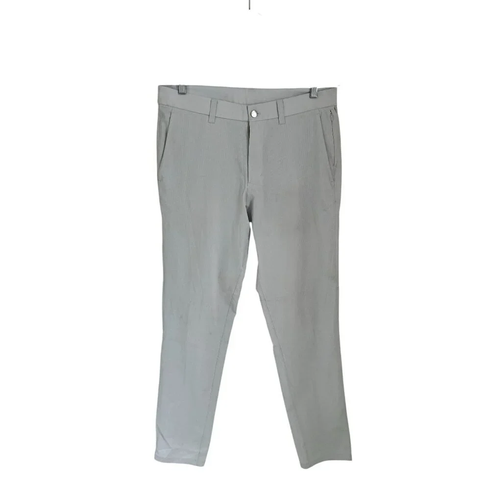Lululemon ABC Classic-Fit 5 Pocket Casual Pants Off-White Size 34/31